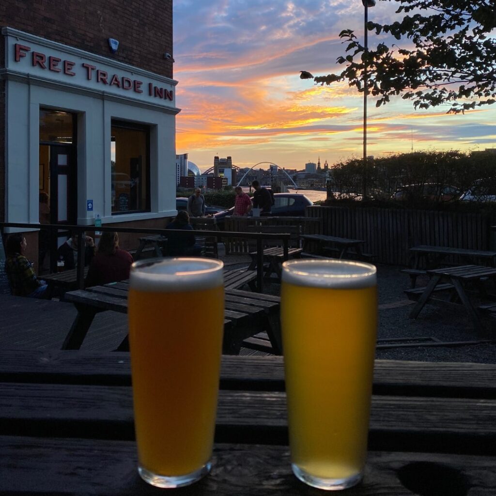 The Free Trade Inn best beer gardens and outdoor terraces in Newcastle