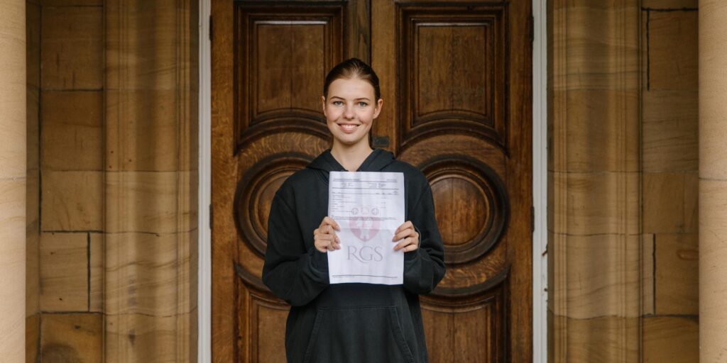 A Ukrainian refugee has achieved life-changing A-level results after fleeing the conflict to a host family in Newcastle