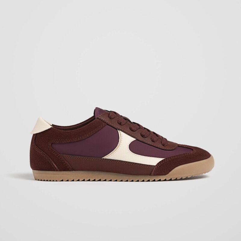 Stradivarius – Soft Leather Trainers - £35.99