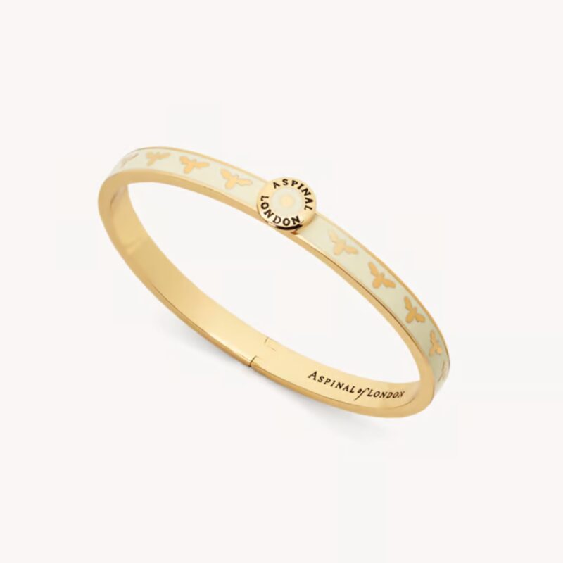 Aspinal of London – Thin Bee Bangle - £135.00