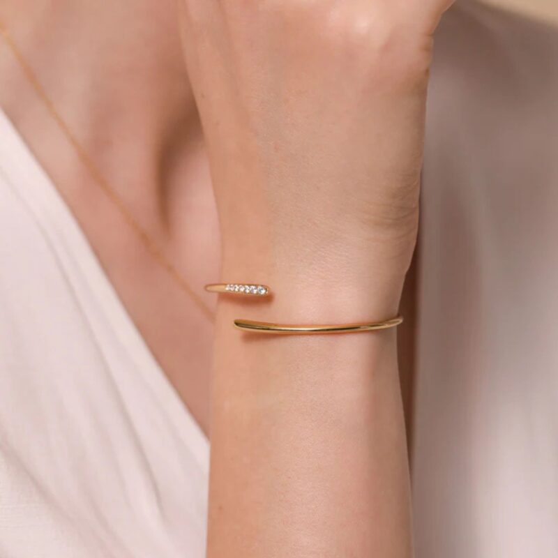 Astrid & Miyu – Orbit Crystal Cuff - £85.00