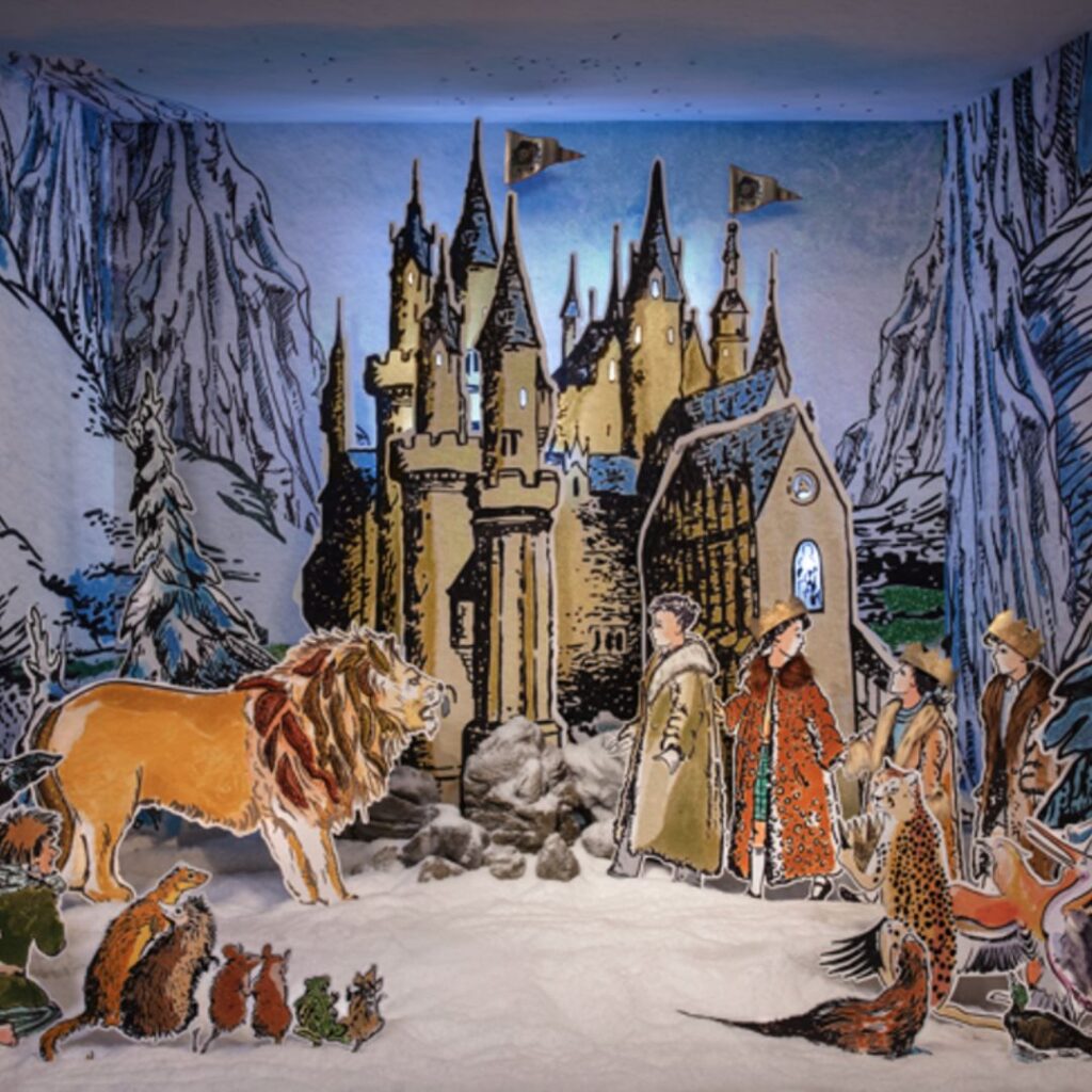 Fenwick Christmas Window Through The ages - 2023 The Chronicles of Narnia
