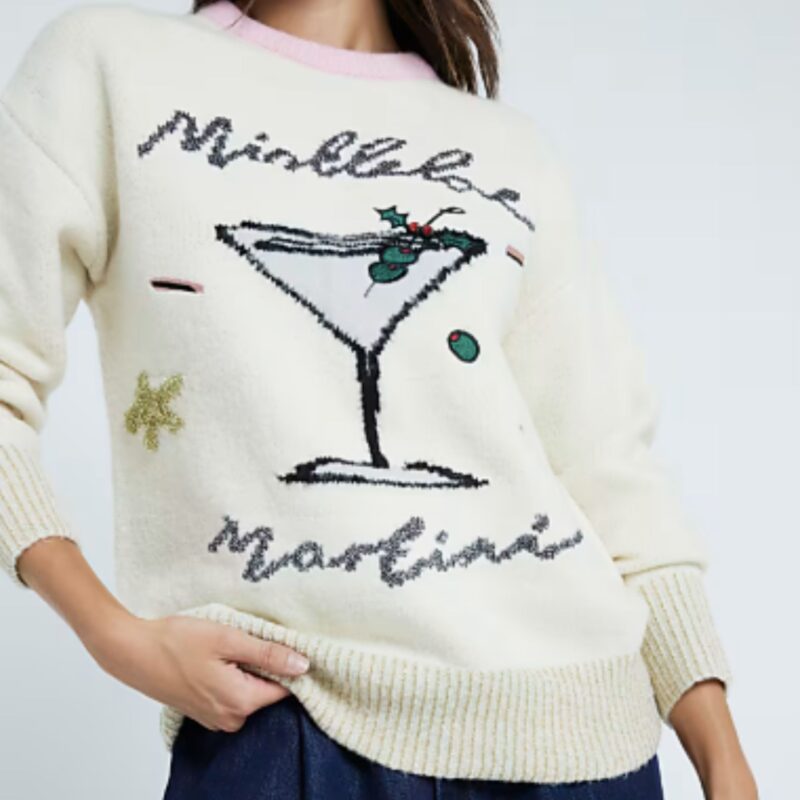 River Island – Mistletoe Martini Jumper - £45.00