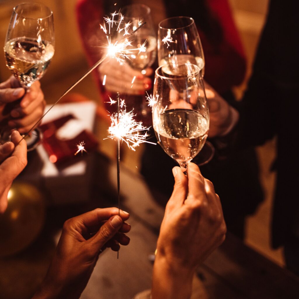 Sparkles and champagne