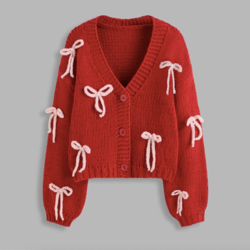Cider – Bowknot Oversized Cardigan - £25.90