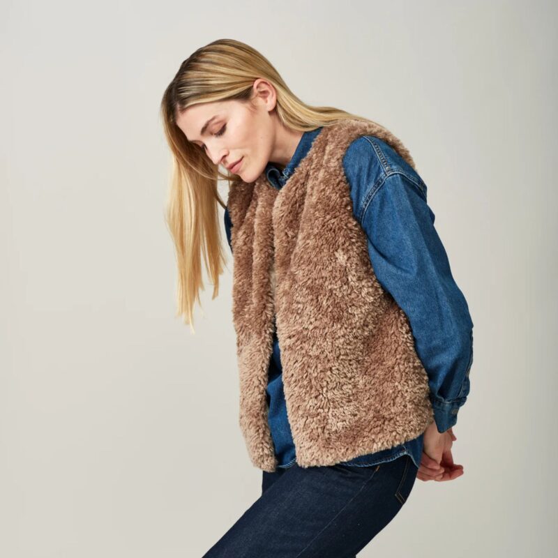 helen moore – Faux Sheepskin Gilet - £149.00