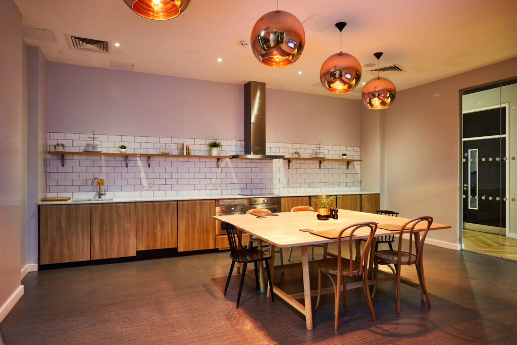 Vita Student Westgate accommodation, interior of shared space.