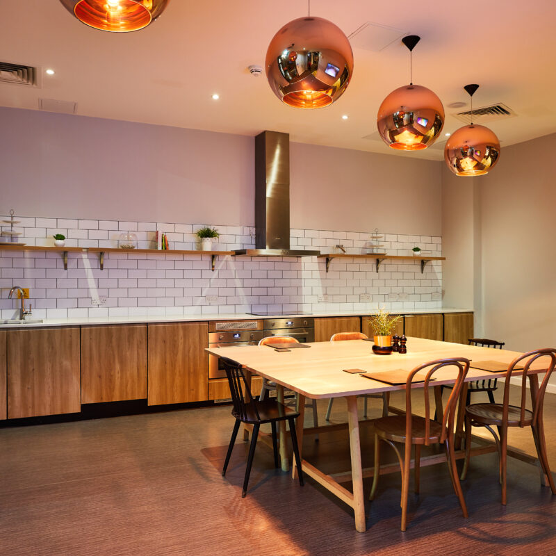 Vita Student Westgate accommodation, interior of shared space.