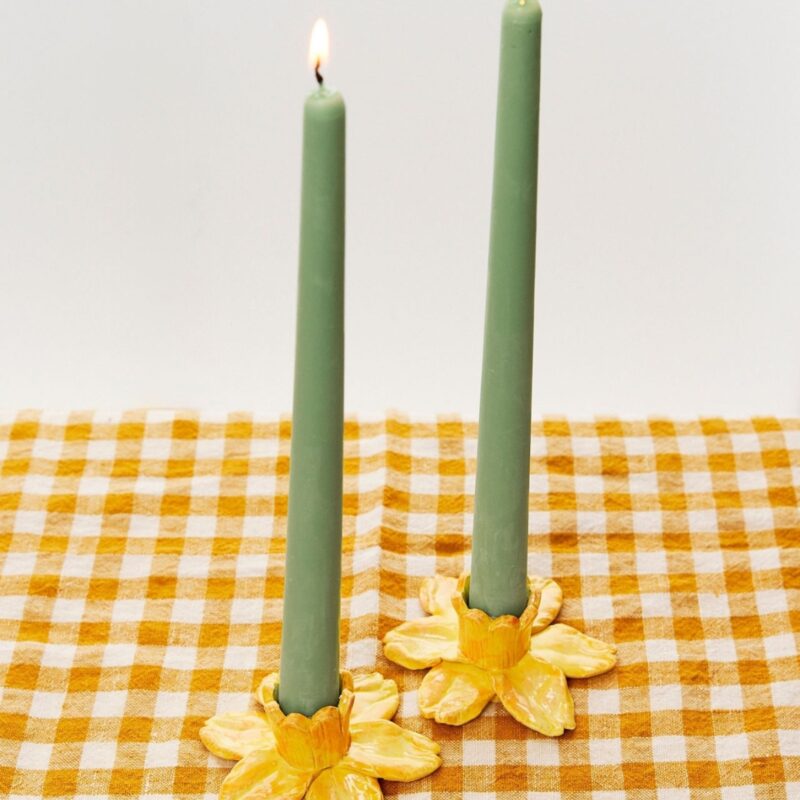 Holly & Co – Daffodil Candlestick Holder - £14.95