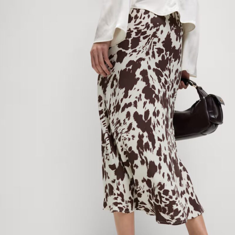 Animal Print Midaxi Slip Skirt - £35.00