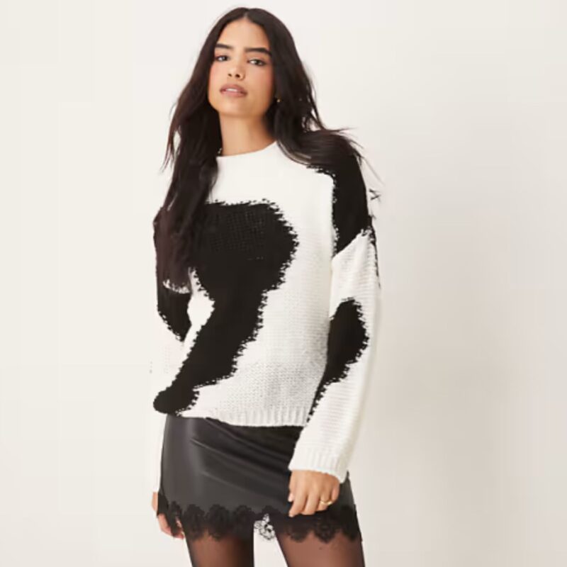 ASOS – Cow Print Sweater - £30.00