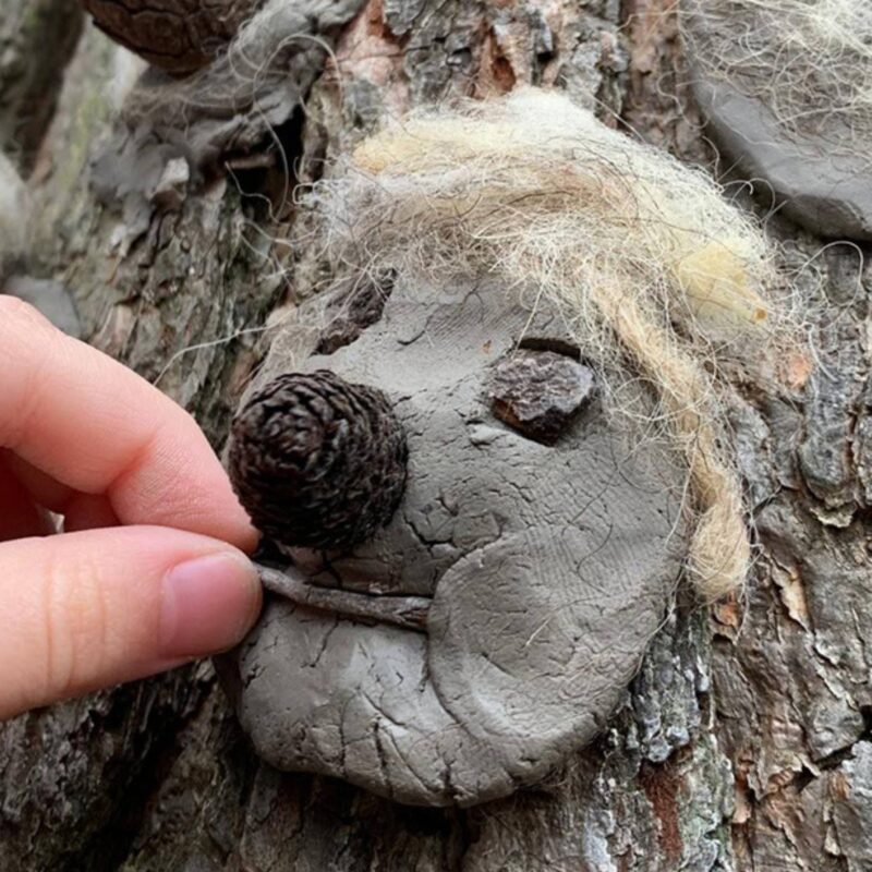 Clay faces & natural printing - Mon 21 & Fri 25 April