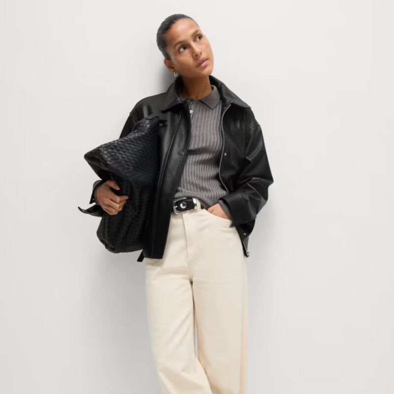 Faux Leather Relaxed Fit Jacket - £69.00