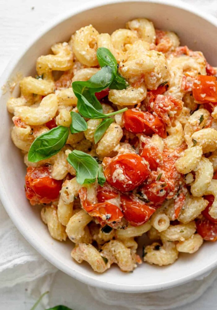 Baked feta pasta