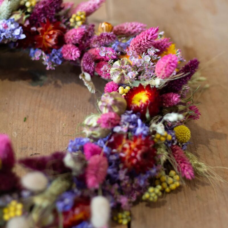 Flower Folk – Dried Wreath Workshop - £49.50
