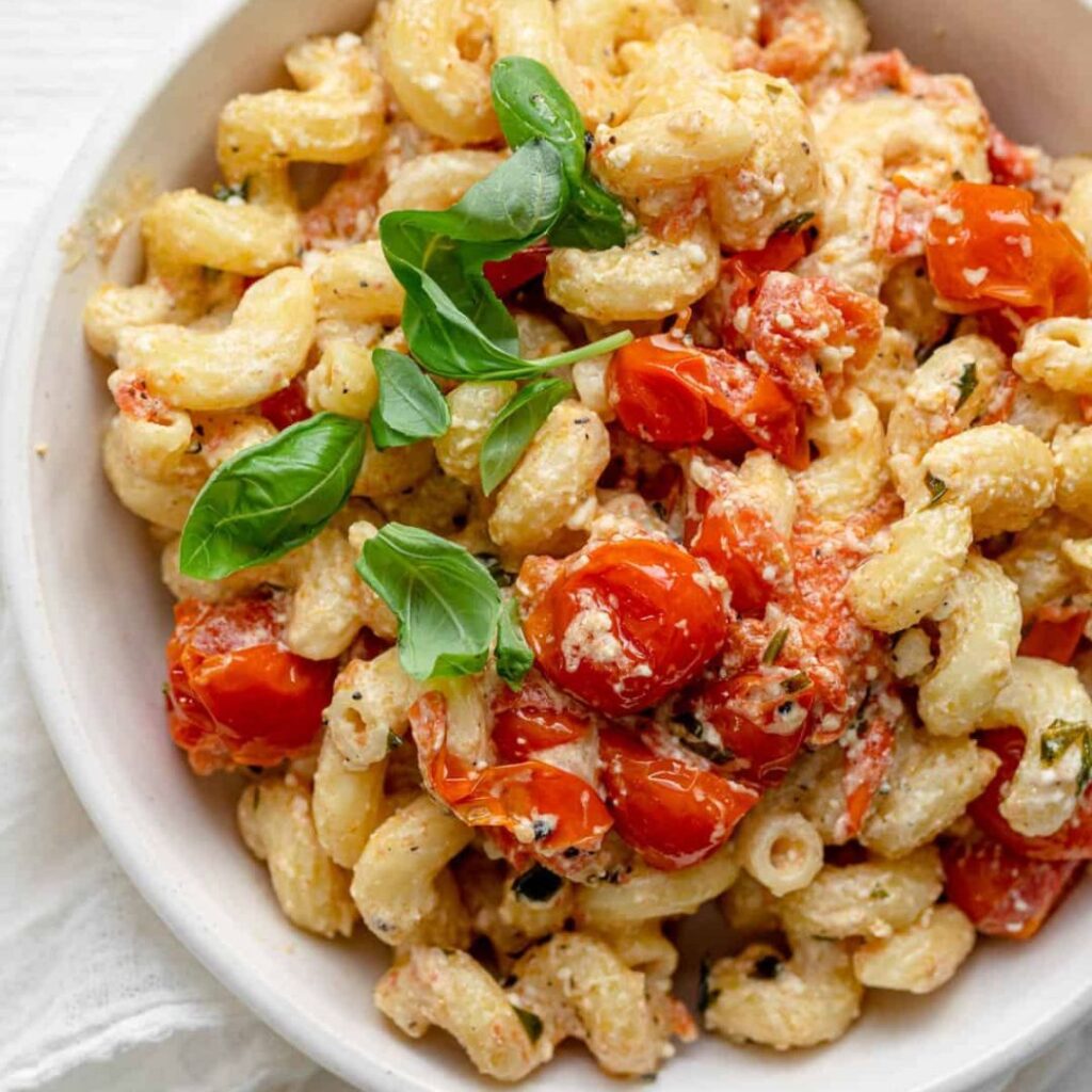 Baked feta pasta