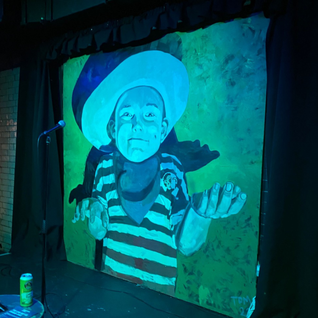 The stage at the Stand Comedy Club in Newcastle.