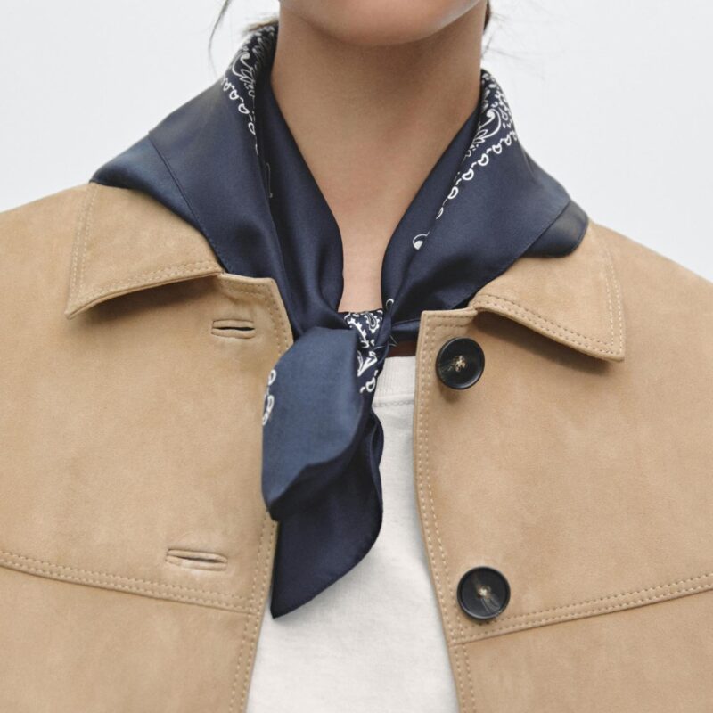 Massimo Dutti – 100% Silk Bandana - £39.95