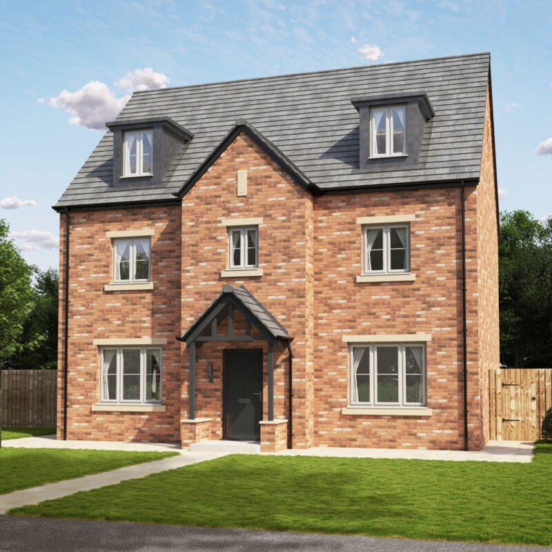 The Hereford. A luxurious three-storey, five-bedroom home with a double garage and flexible living space.
