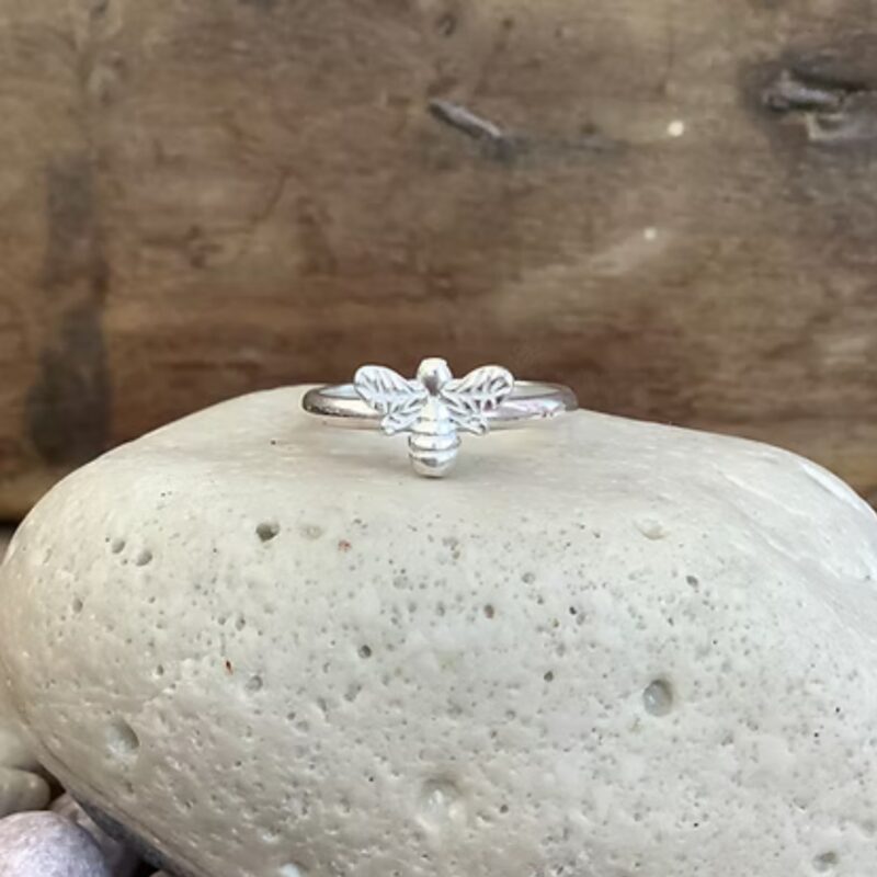 Handmade Sterling Silver Bee Ring - £22.00 