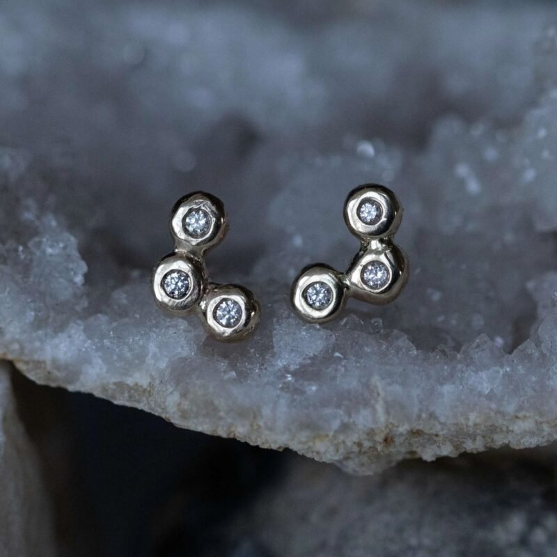 Orion’s Belt Diamond Stud Earrings – from £169.00