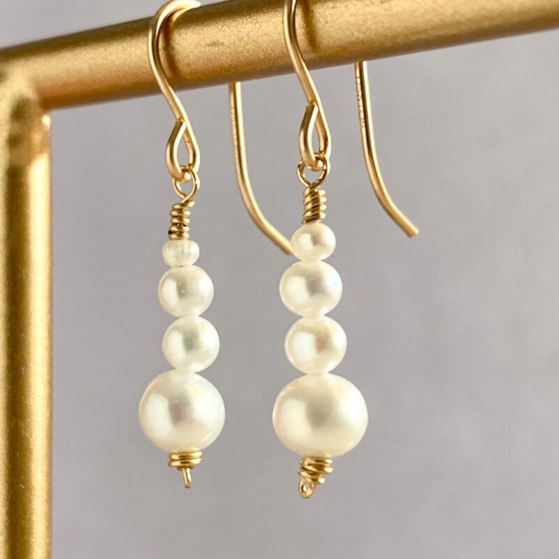 Pearl Dangle Earrings - £48.00