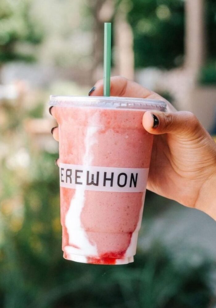 Try Hailey Bieber's strawberry glaze skin smoothie at home