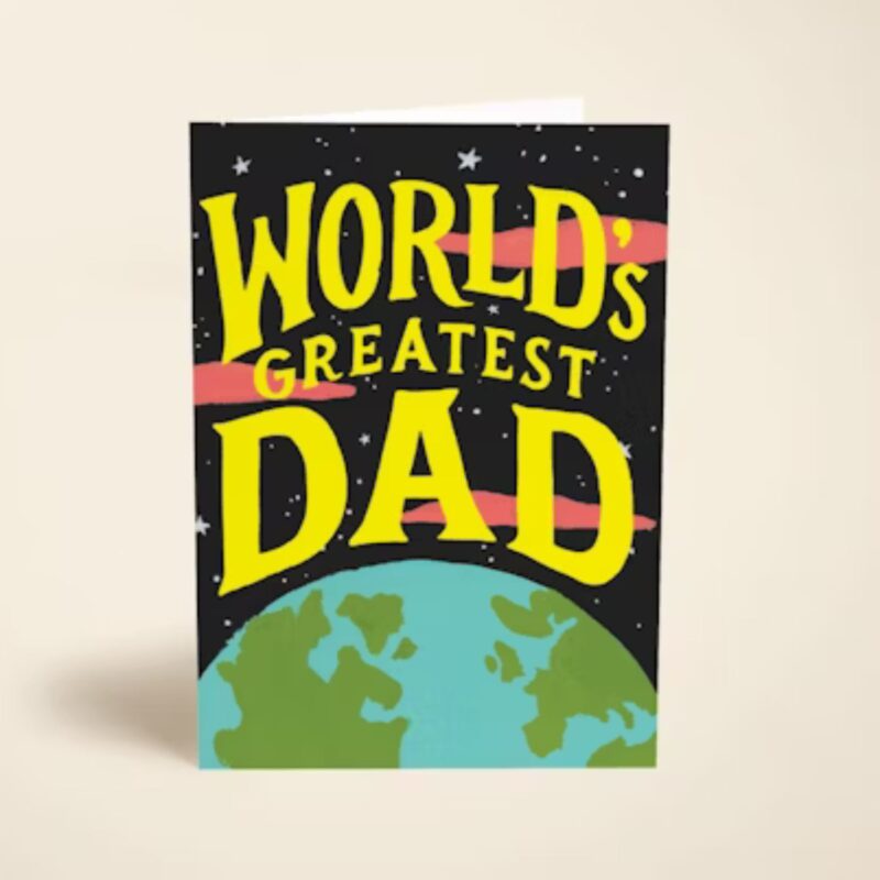 World's Greatest Dad card - £3.95