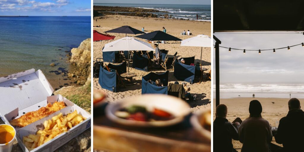 Fish and chips with a view