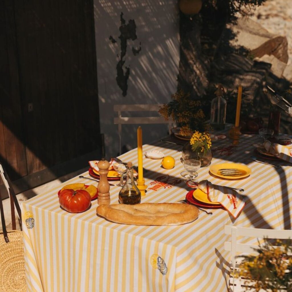 Garden party tablescape