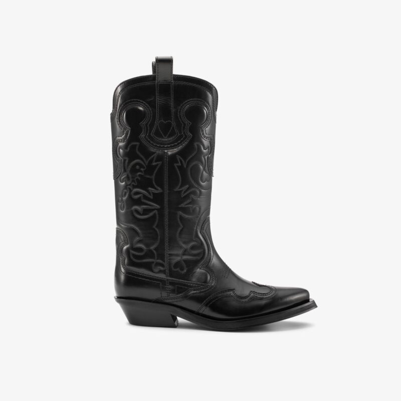 GANNI – Embroidered Western Boots - £625.00