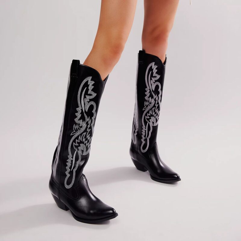 Free People – Finn Tall Western Boots - £328.00 