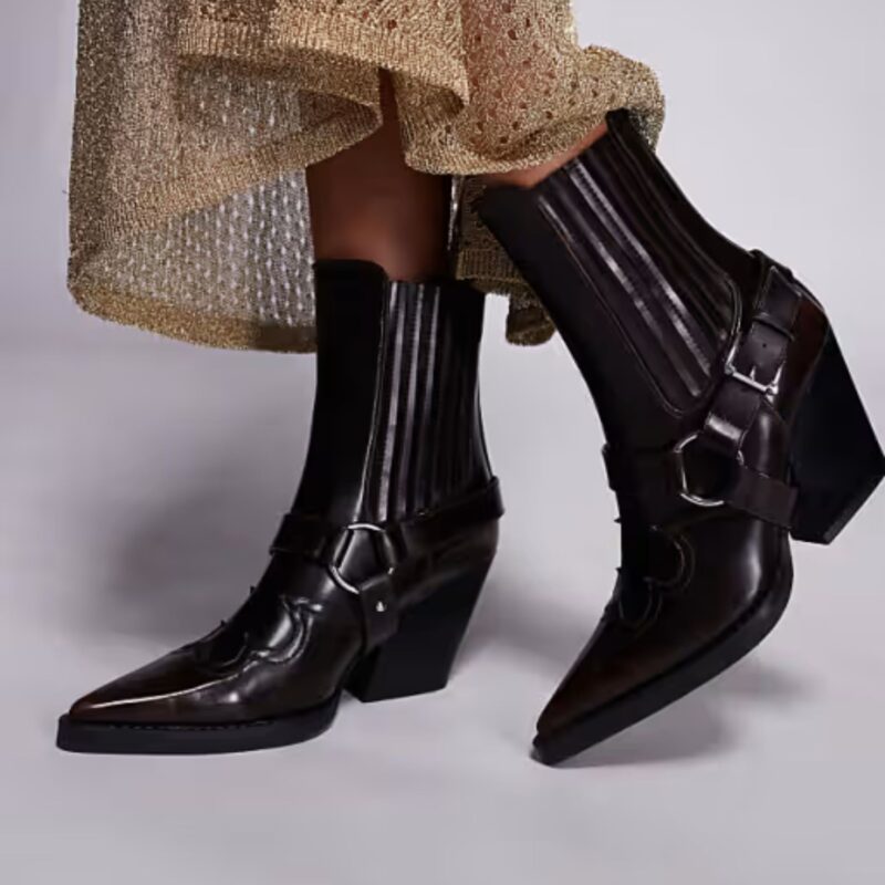 Simmi Mid Ankle Cowboy Boot – now £37.50