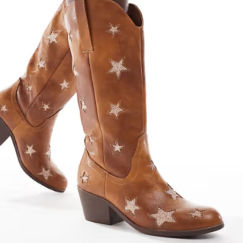 Glamorous - Star Western Boots - £50.00