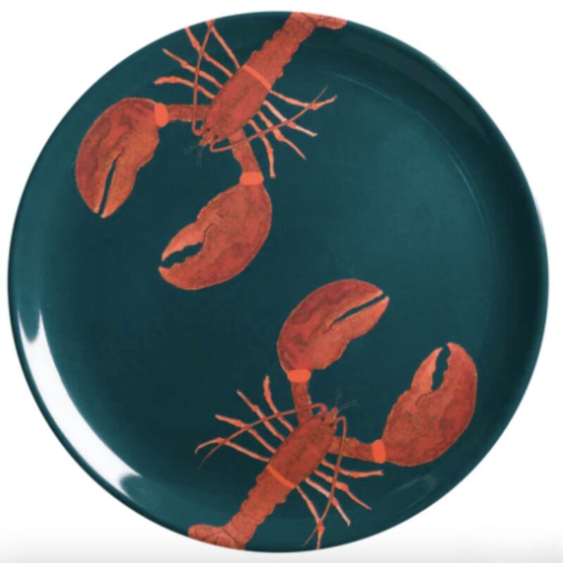 Lobster Melamine Dinner Plate - £11.00