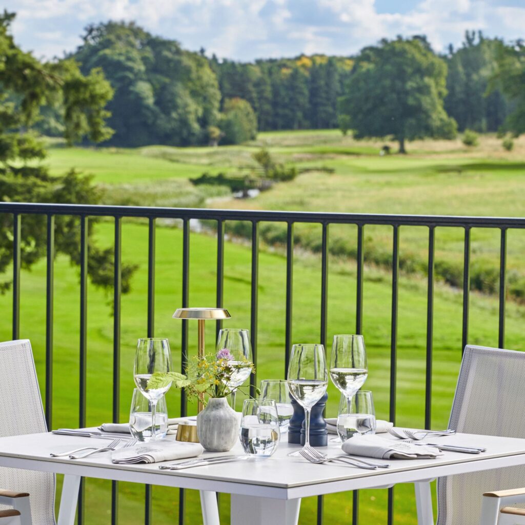 Matfen Hall is serving up Sunday lunch, scenic terrace views and a golfer’s paradise