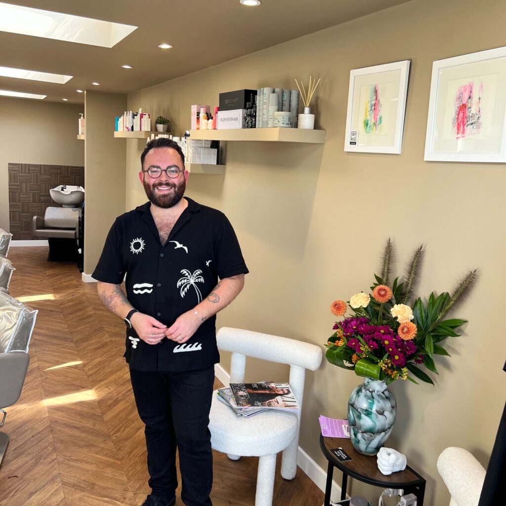 Newcastle hair stylist Frazer Sexton