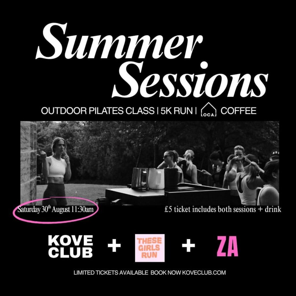 Kove Club Pilates community events in Newcastle