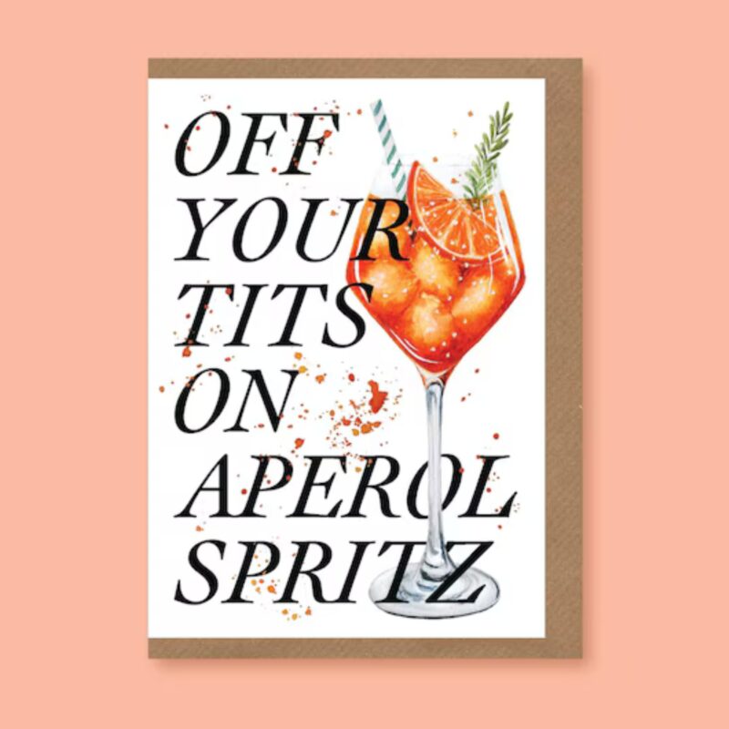 Aperol Spritz Card - £3