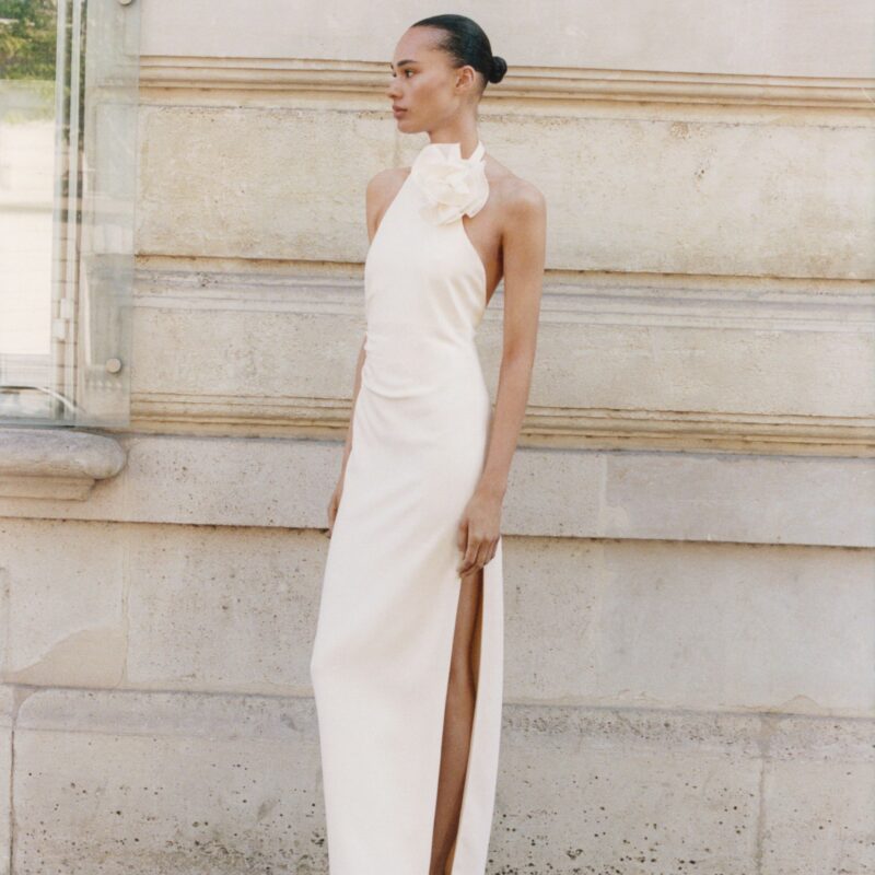 Mango – Draped Halter Neck Dress - £200