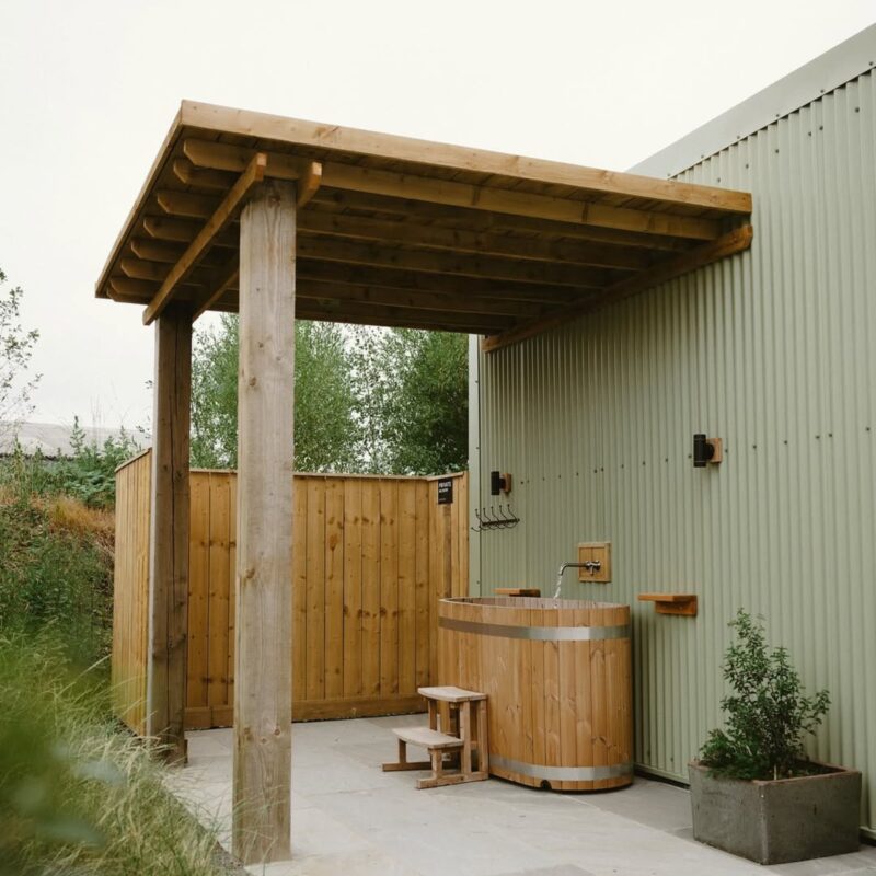 Sauna and Ice Bath at Kip & Nook