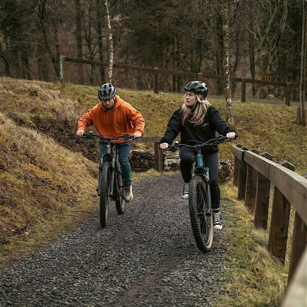 Kielder group bike ride