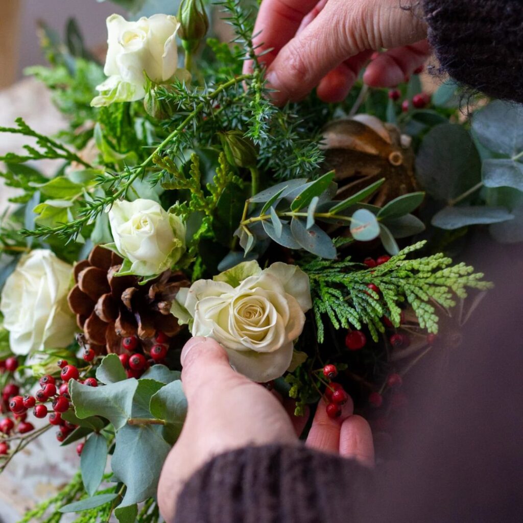 Floristry Masterclass: Christmas Table Display - Saturday 20th December 2025 11am - 1pm @WHEELBIRKS