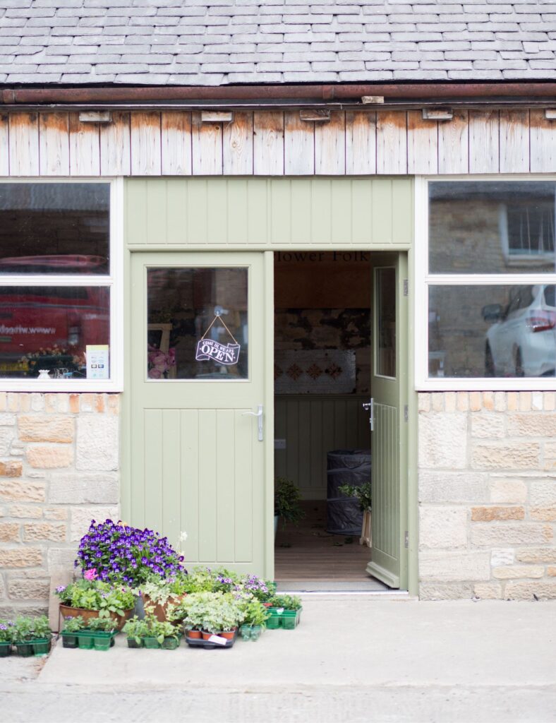 INSIDE THE FLOWER FOLK WHEELBIRKS STUDIO, NORTHUMBERLAND