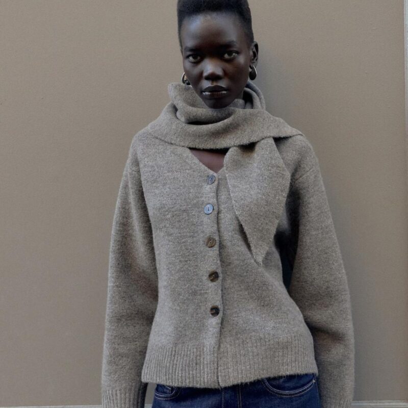 Zara – Cardigan with Scarf - £55.99