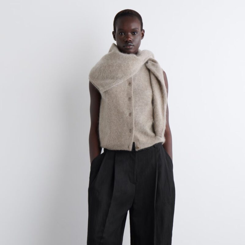 COS – Brushed Cashmere Waistcoat - £139