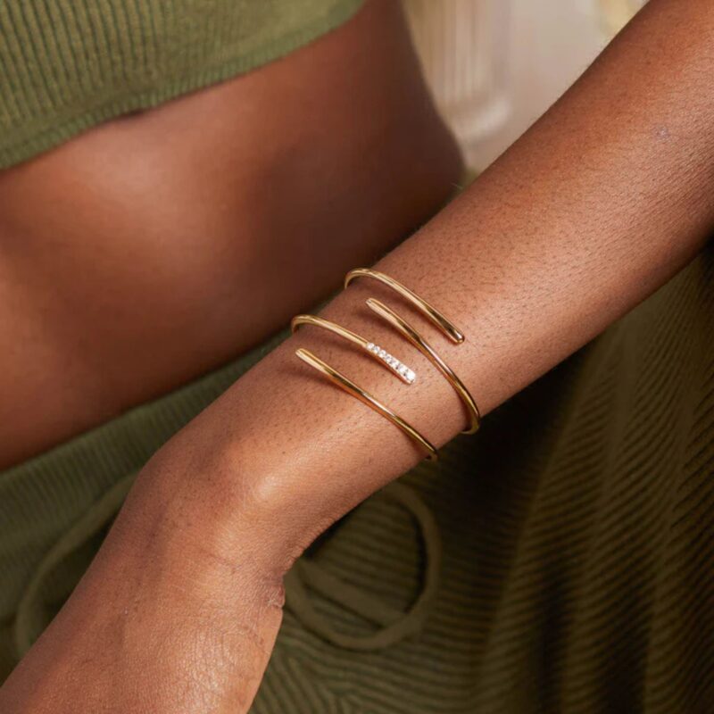 Astrid & Miyu Twist Cuff - £75