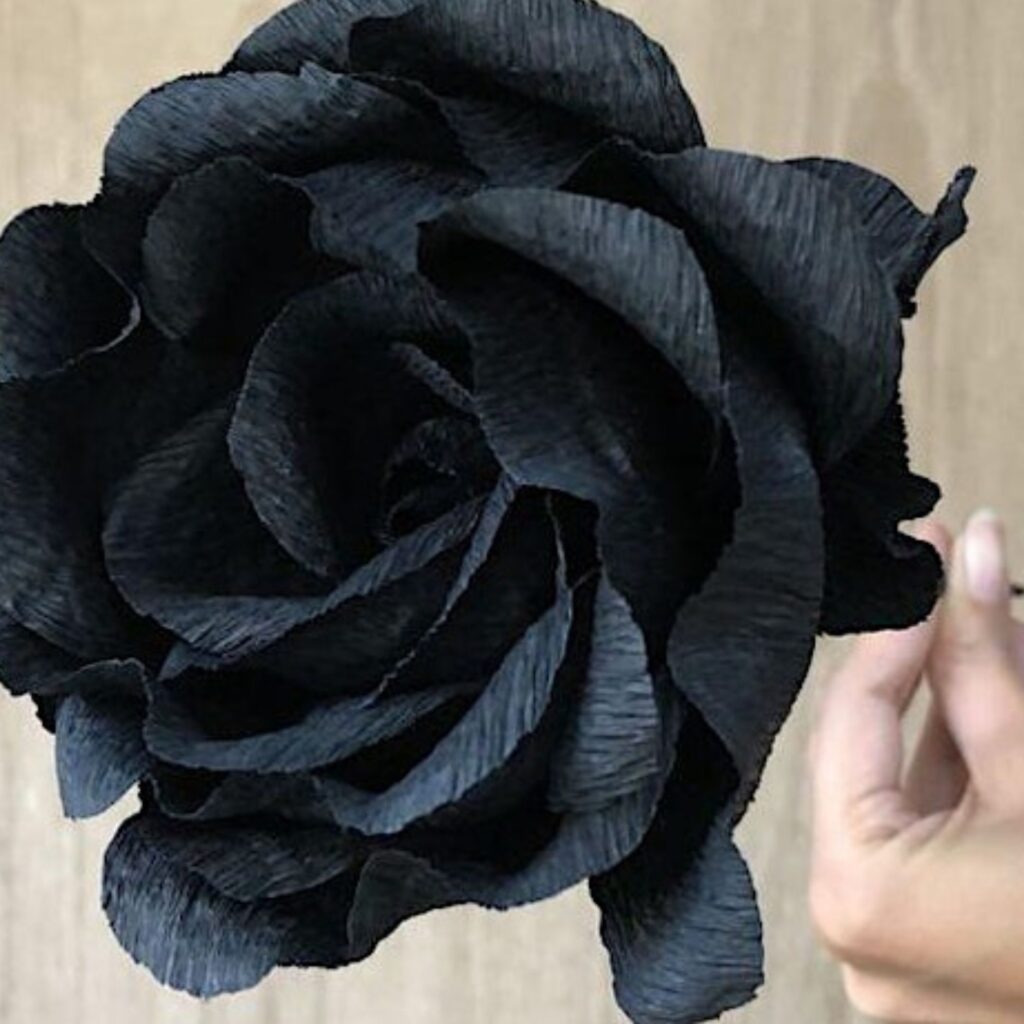 LUSH Sunderland Halloween Black Paper Rose Crafting Workshops
