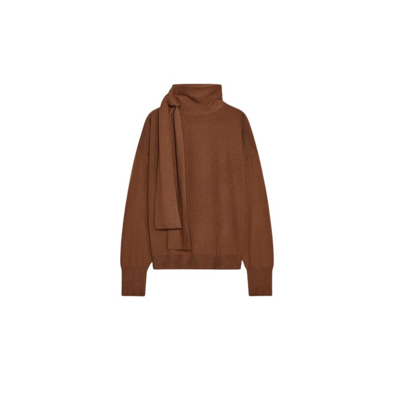 Bow knit jumper