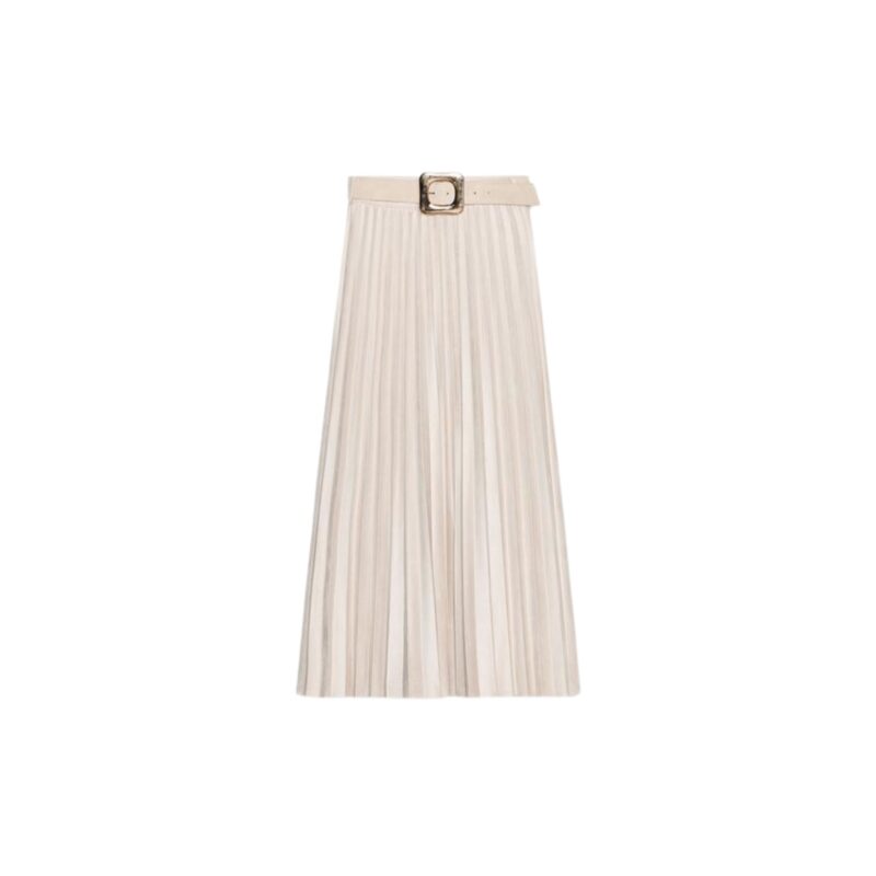 Suede effect skirt